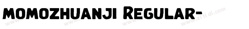 momozhuanji Regular字体转换 momozhuanji Regular字体转换